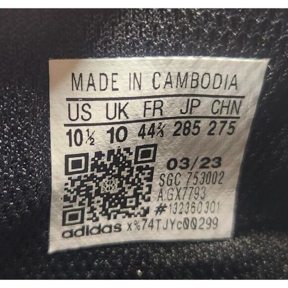 Adidas Goletto VIII FG Men's 10.5 Black White Athletic Soccer Cleats Boot GX7793 - Picture 10 of 11